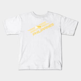 Philippines Gold Flag Team Shirt Kids T-Shirt